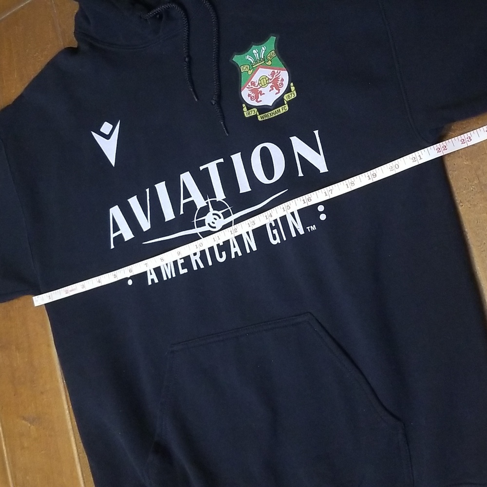 Gildan Heavy Blend AFC Avation Gin Black Electro Black Hoodie Sweatshirt - Picture 7 of 13